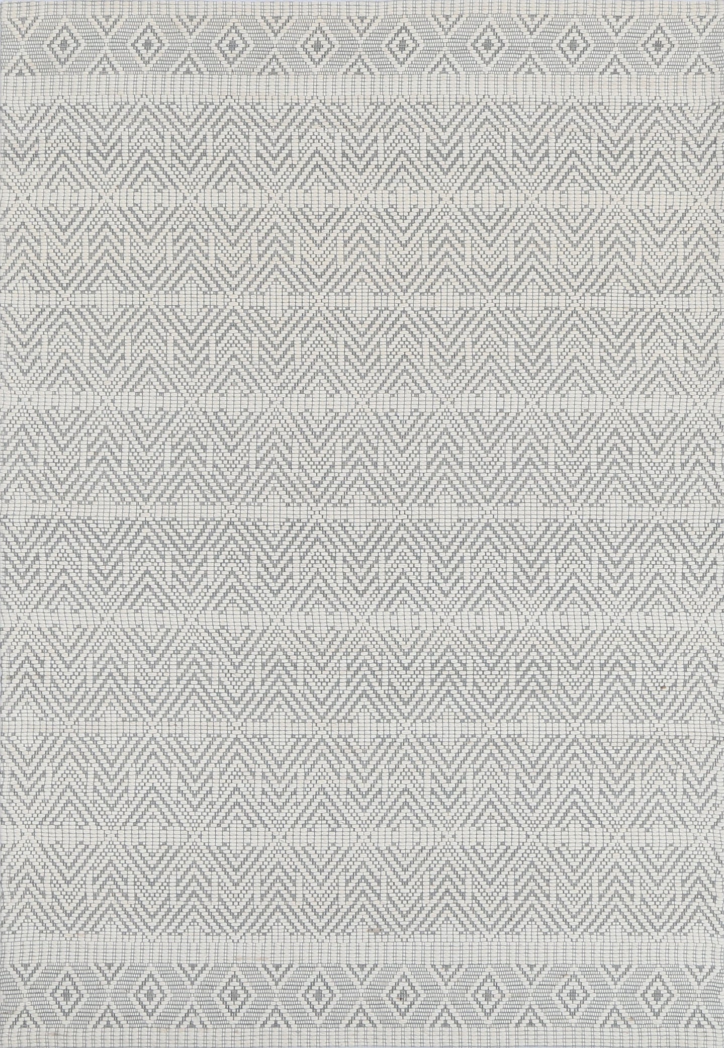 Pune Light Grey Wool Rug