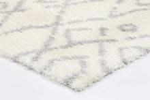 Load image into Gallery viewer, Moroccan Fes Rug Cream Silver
