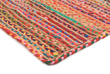 Load image into Gallery viewer, Atrium Expo Jute And Cotton Rug Multi

