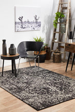 Load image into Gallery viewer, Evoke Scape Charcoal Transitional Rug
