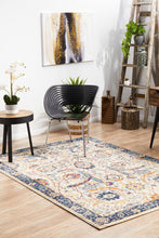 Load image into Gallery viewer, Evoke Peacock Ivory Transitional Rug
