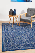Load image into Gallery viewer, Evoke Artist Navy Transitional Rug
