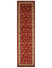 Load image into Gallery viewer, Istanbul Traditional Floral Pattern Runner Rug Red
