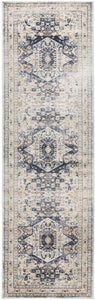 Esquire Brushed Traditional Blue Rug