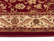 Load image into Gallery viewer, Sydney Medallion Runner Red With Ivory Border Runner Rug
