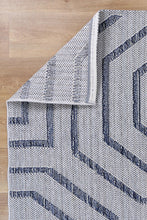 Load image into Gallery viewer, Barbados Hale Charcoal Geometric Outdoor/Indoor Rug
