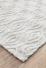 Load image into Gallery viewer, Vaucluse Winter Wish White Modern Rug - Rug Empire

