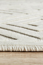 Load image into Gallery viewer, Watson Natural White Runner Rug freeshipping - Rug Empire
