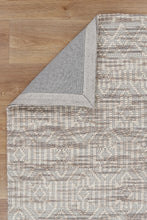Load image into Gallery viewer, Pune Geometric Beige Wool Rug
