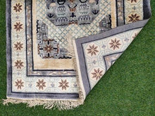 Load image into Gallery viewer, Vintage Handmade Kashmiri Silk Rug - Rug Empire
