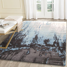 Load image into Gallery viewer, Morisot Blue Abstract Rug
