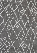 Load image into Gallery viewer, Moroccan Fes Rug Grey Silver
