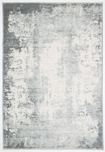 Rustic Vintage Abstract Amazing 2 in 1 Reversible Rug Grey