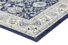 Load image into Gallery viewer, Arya Navy Blue Traditional Rug - Rug Empire
