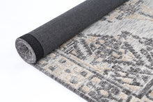 Load image into Gallery viewer, Shani Beas Charcoal &amp; Beige Cotton Blend Rug
