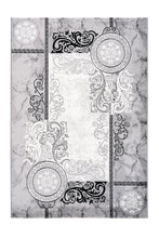 Load image into Gallery viewer, Aura 788 Floral Silver Rug with Border - Lalee Designer Rugs

