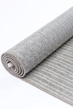 Load image into Gallery viewer, Sonia Cream Grey Geometric Striped Rug
