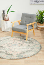 Load image into Gallery viewer, Palace 701 Grey Round Rug
