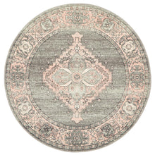 Load image into Gallery viewer, Palace 703 Grey Round Rug
