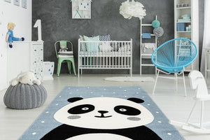 Amigo 322 Panda Blue Kids Rug - Lalee Designer Rugs