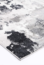 Load image into Gallery viewer, Hills Abstract Grey Black Rug freeshipping - Rug Empire
