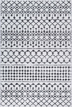 Load image into Gallery viewer, Hamilton Black White Rug freeshipping - Rug Empire
