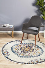 Load image into Gallery viewer, Babylon 202 White Round Rug
