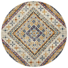 Load image into Gallery viewer, Babylon 203 White  Round Rug
