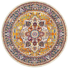 Load image into Gallery viewer, Babylon 207 Multi  Round Rug

