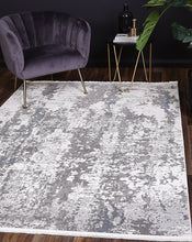 Load image into Gallery viewer, Sylvania One Modern Grey Blue Rug - Rug Empire
