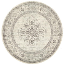 Load image into Gallery viewer, Century 977 Silver Round Rug
