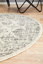Load image into Gallery viewer, Century 999 Grey Round Rug
