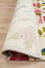 Load image into Gallery viewer, Cabana Finch and Nest Exquisite Indoor Outdoor Rug Cream
