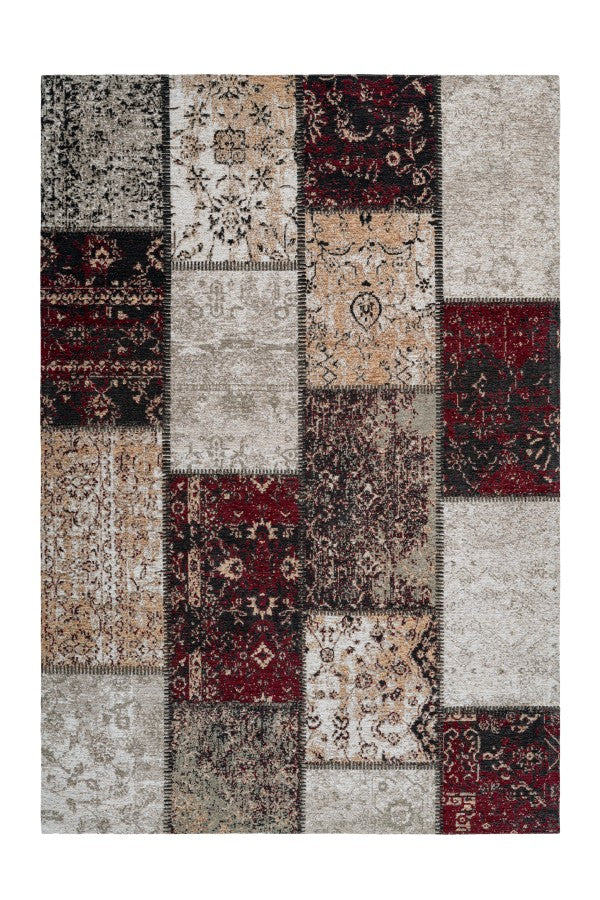 Cocoon 990 Red Checkered Modern Rug - Lalee Designer Rugs