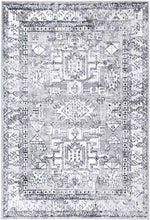 Load image into Gallery viewer, Cezanne Traditional Grey Rug freeshipping - Rug Empire
