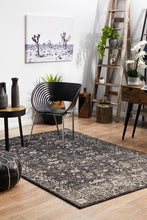 Load image into Gallery viewer, Evoke Estella Charcoal Transitional Rug
