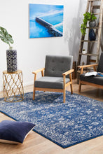 Load image into Gallery viewer, Evoke Oasis Navy Transitional Rug
