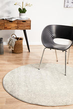 Load image into Gallery viewer, Evoke Shine Silver Transitional Round Rug
