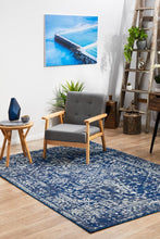 Load image into Gallery viewer, Evoke Contrast Navy Transitional Rug
