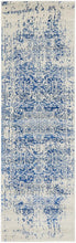 Load image into Gallery viewer, Evoke Horizon White Navy Transitional Rug
