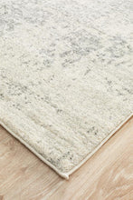Load image into Gallery viewer, Evoke Dream White Silver Transitional Runner Rug
