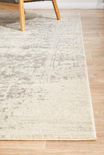 Load image into Gallery viewer, Evoke Dream White Silver Transitional Rug
