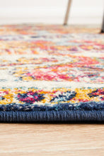 Load image into Gallery viewer, Evoke Carnival White Transitional Round Rug
