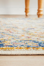 Load image into Gallery viewer, Evoke Peacock Ivory Transitional Runner Rug
