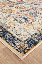 Load image into Gallery viewer, Evoke Peacock Ivory Transitional Rug

