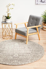 Load image into Gallery viewer, Evoke Homage Grey Transitional Round Rug
