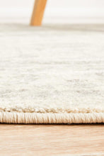 Load image into Gallery viewer, Evoke Winter White Transitional Round Rug
