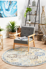 Load image into Gallery viewer, Evoke Poppy Multi Transitional Round Rug
