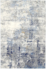 Load image into Gallery viewer, Kirribilli Navy Blue Modern Rug - Rug Empire
