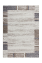 Load image into Gallery viewer, Feeling 500 Beige Silver Plain Border Thick Rug - Lalee Designer Rugs
